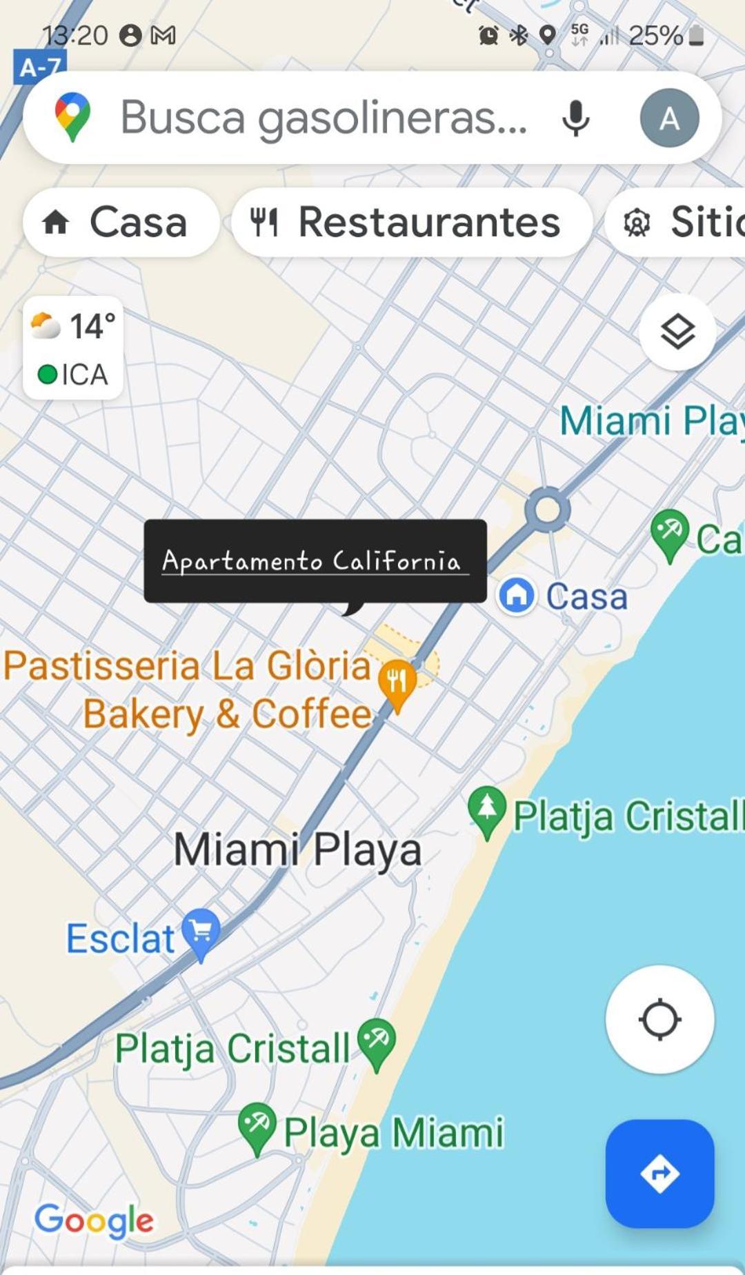 迈阿密普拉特亚Piso California 3 Aire Acondicionado, Wifi, 4 Camas公寓 外观 照片